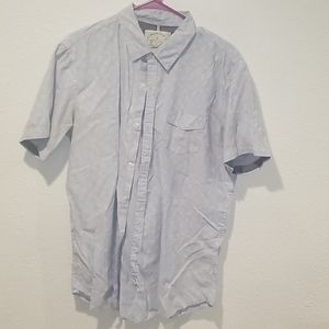 Light blue with white pineapples pattern shirt